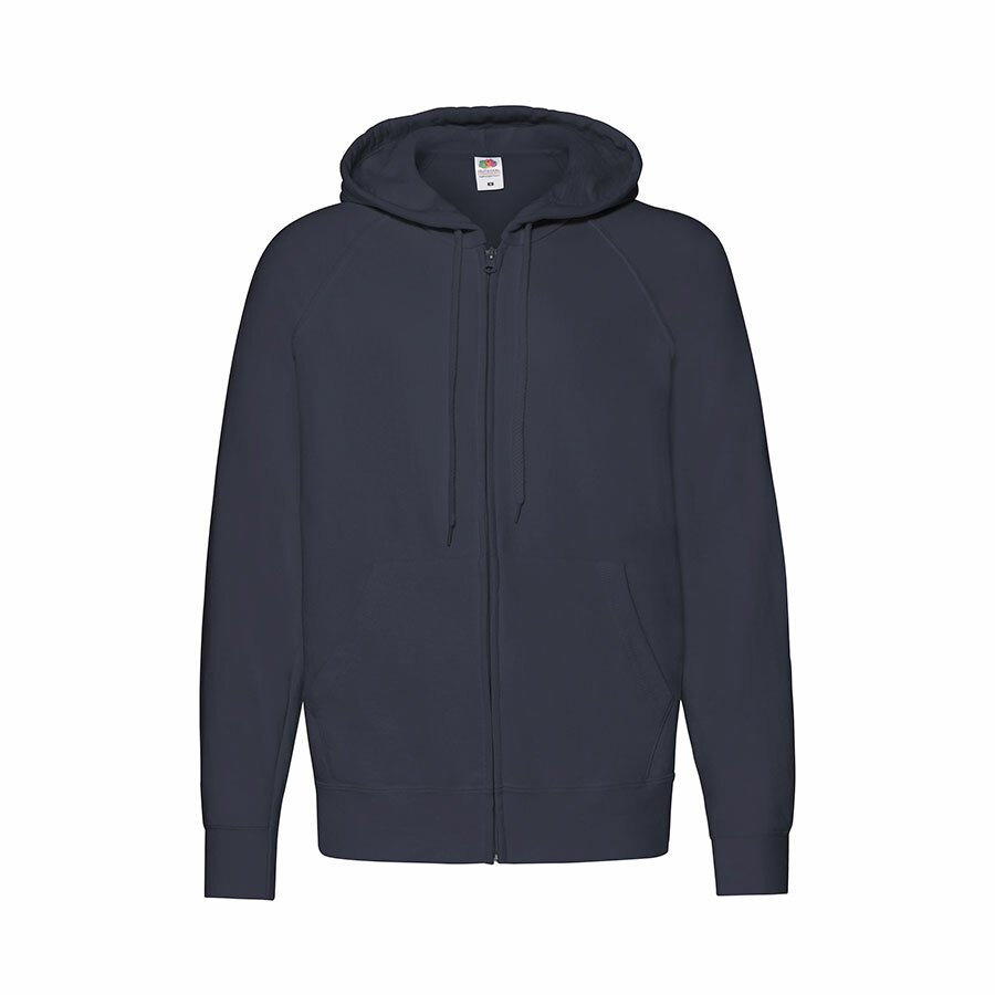 Толстовка без начеса &quot;Lightweight Hooded Sweat&quot;,  темно-синий, S, 80% х/б 20% полиэстер, 240 г/м2