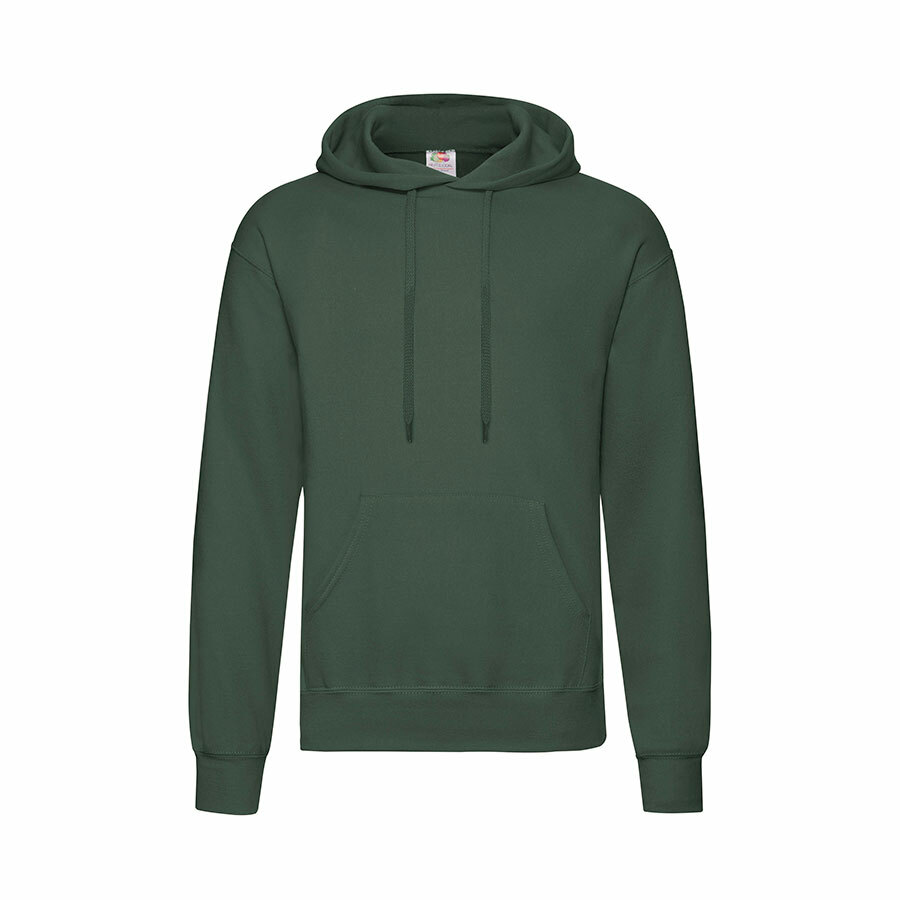 Толстовка &quot;Hooded Sweat&quot;, темно-зеленый_XL, 80% х/б, 20% п/э, 280 г/м2