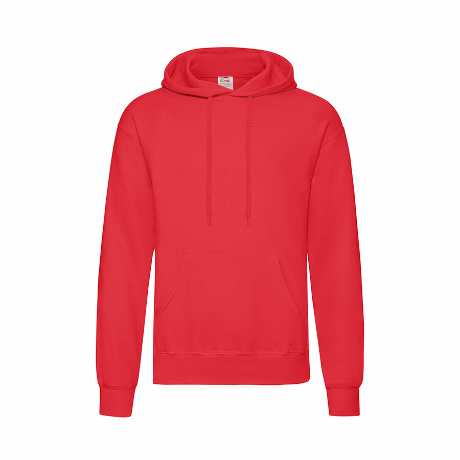 Толстовка &quot;Hooded Sweat&quot;, красный_S, 80% х/б, 20% п/э, 280 г/м2