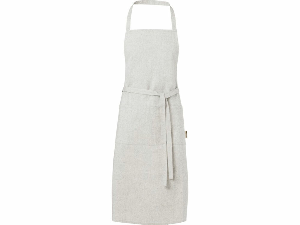 Pheebs 200 g/m² recycled cotton apron, серый яркий