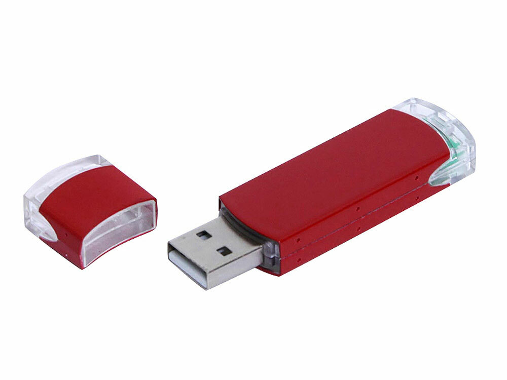 USB 3.0- флешка промо на 64 Гб прямоугольной классической формы