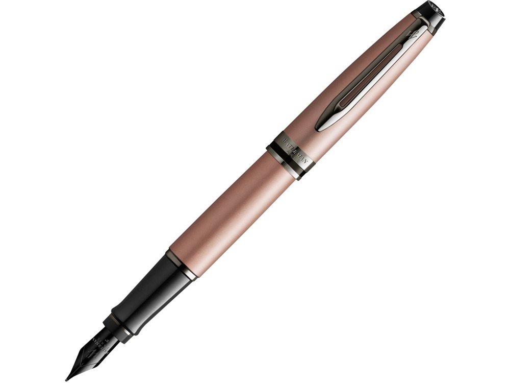 Перьевая ручка Waterman Expert Rose Gold F BLK в подарочной упаковке