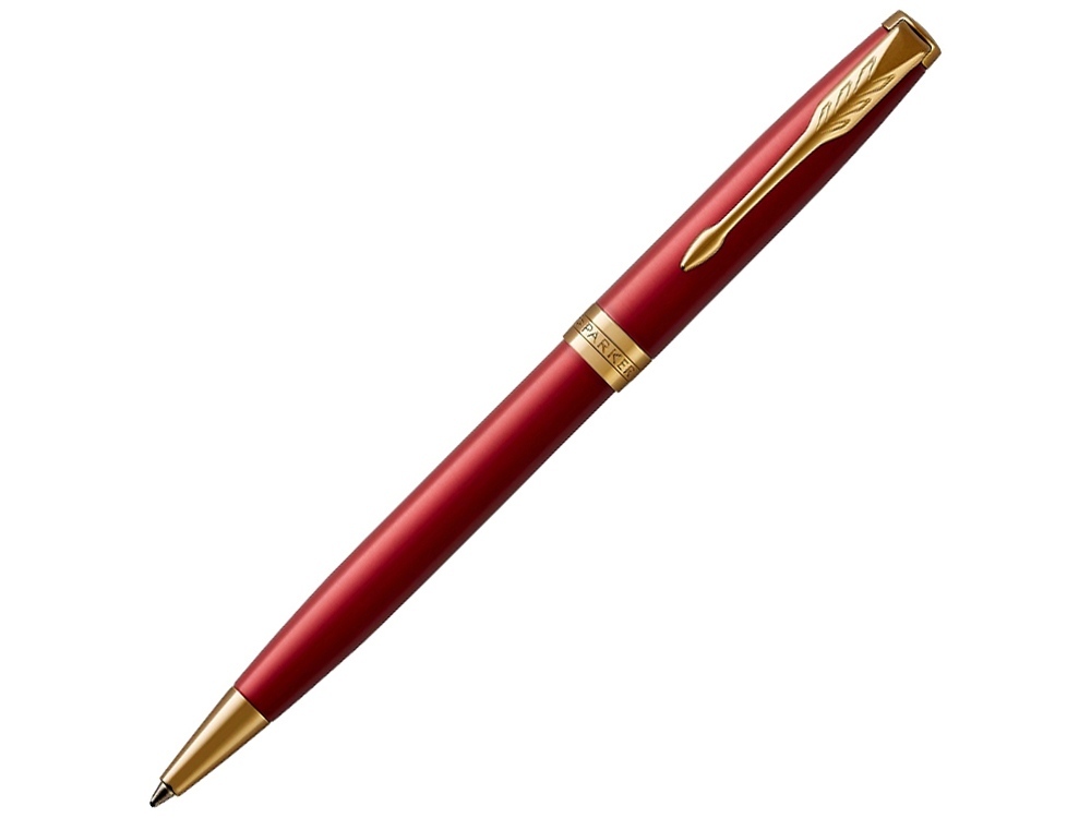 Шариковая ручка Parker Sonnet , Lacquer Intense Red GT, стержень: M, цвет чернил: black , в подарочной упаковке