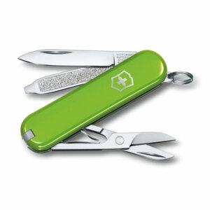 Нож-брелок VICTORINOX Classic SD Colors &quot;Smashed Avocado&quot;, 58 мм, 7 функций, салатовый