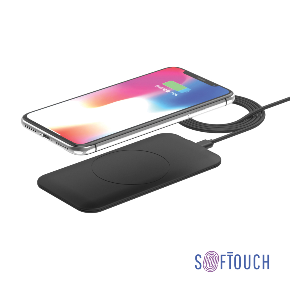 Настольное беспроводное зарядное устройство &quot;Slim SOFTTOUCH&quot;